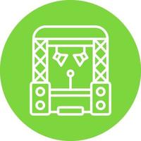 Stage Vector Icon Design