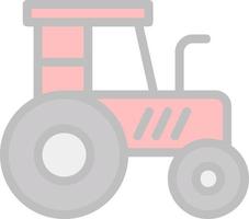 diseño de icono de vector de tractor