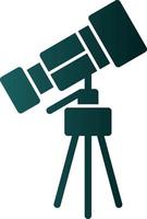 Telescope Vector Icon Design