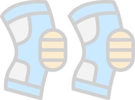 Kneepad Vector Icon Design