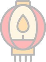 Lantern Vector Icon Design