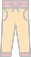Trousers Vector Icon Design