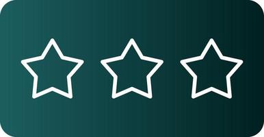 Star Rating Vector Icon Design