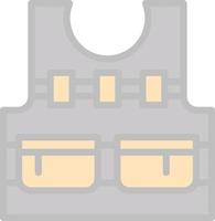 Bulletproof Vest Vector Icon Design