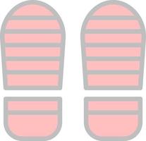 Footsteps Vector Icon Design