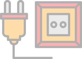 Unplugged Vector Icon Design