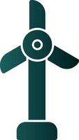 Wind Turbine Vector Icon Design