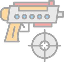 diseño de icono de vector de juego de tiro