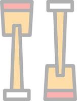 Paddle Vector Icon Design