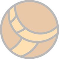 diseño de icono de vector de voleibol
