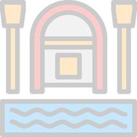 Rafting Vector Icon Design