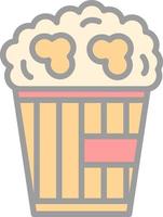 Popcorn Vector Icon Design