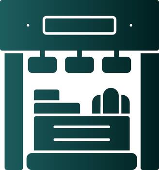 Booth Vector Icon Design