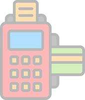 Cashier Machine Vector Icon Design