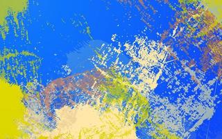 Abstract grunge texture blue and yellow color background vector