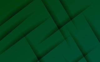 Abstract green paper shadow background vector