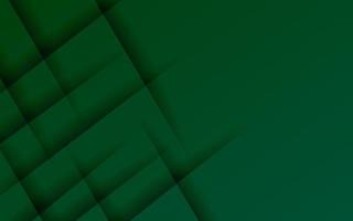 Abstract green paper shadow background vector