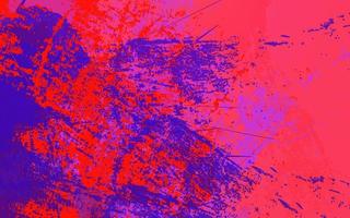 Fondo de color azul y rojo de textura grunge abstracto vector