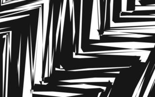 Abstract line black and white background vector