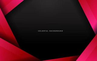 Abstract overlap papercut background vector