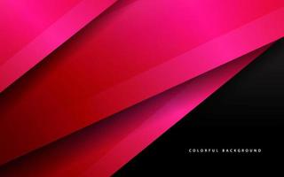 Abstract overlap papercut background vector