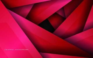 Abstract overlap papercut background vector