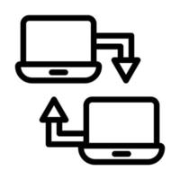 Data Portability Icon Design vector