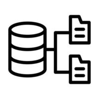 Data Storage Icon Design vector