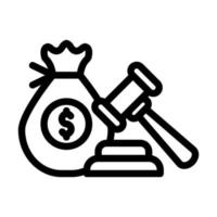 Penalty Icon Design vector