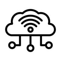 Cloud Service Icon Design vector