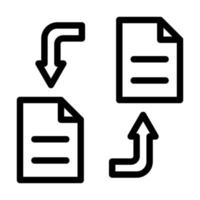 Data Transfer Icon Design vector