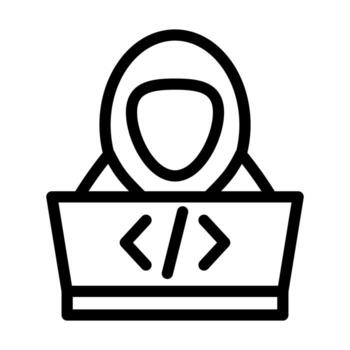 diseño de icono de programador vector