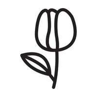 Tulip Icon Design vector