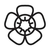 Geranium Rozanne Icon Design vector