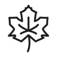 Maple Leaf Icon Design vector