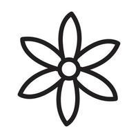 Jasmine Icon Design vector