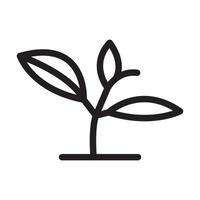 Grow Plant Icon Design vector