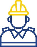 Firefighter Vector Icon Design