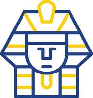 diseño de icono de vector de faraón