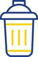 Dustbin Vector Icon Design