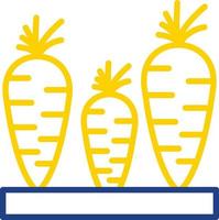 Carrots Vector Icon Design