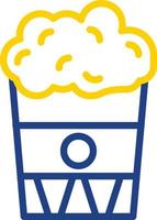 Popcorn Vector Icon Design