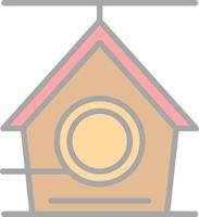 diseño de icono de vector de casa de aves