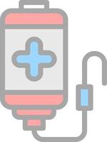 Blood Transfusion Vector Icon Design