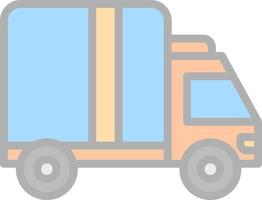 Delivery Truck Vector Icon Design