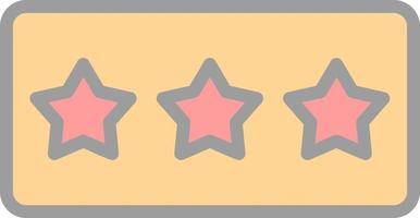 Star Rating Vector Icon Design