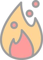 Fire Vector Icon Design