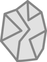 diseño de icono de vector de piedra