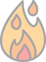 Fire Vector Icon Design