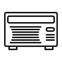 Air conditioner icon, suitable for a wide range of digital creative projects. Happy creating. vector